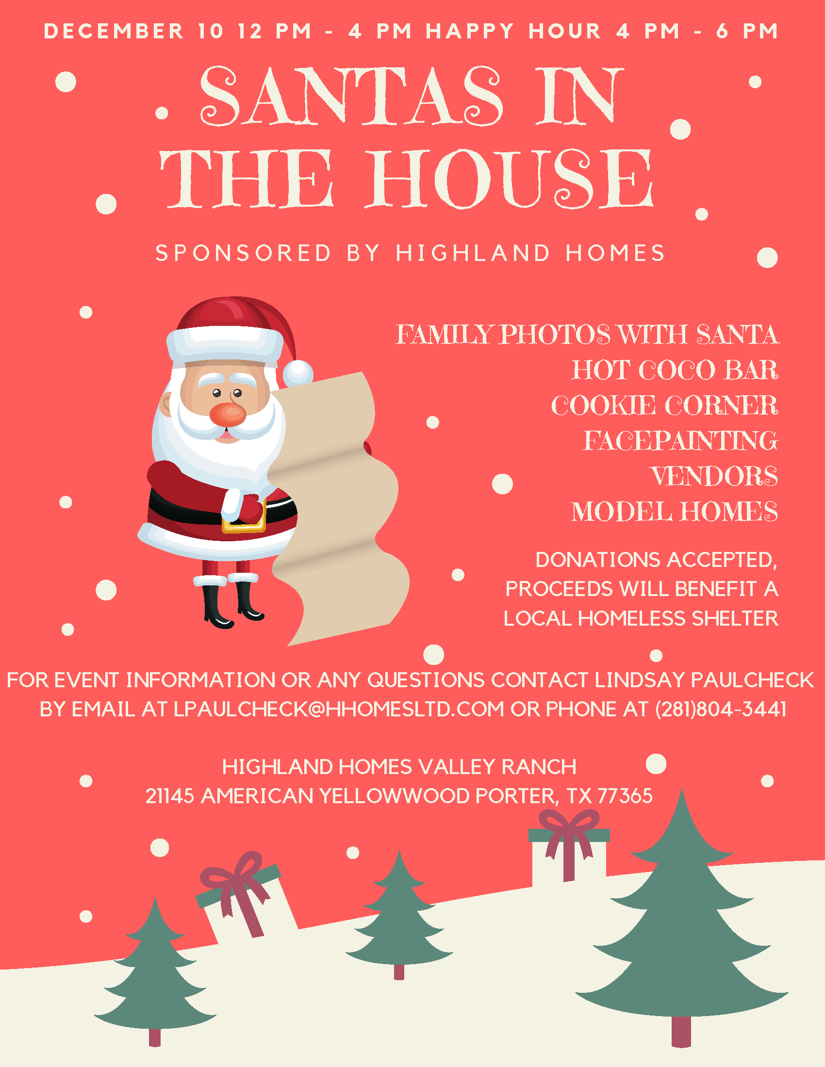 Highland Homes Valley Ranch Santa Event
